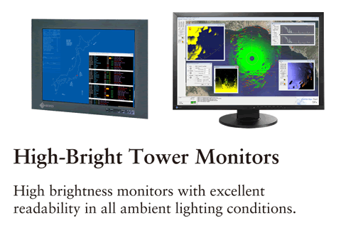 High-Bright Tower Monitors