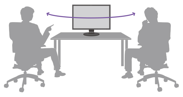 Wide Viewing Angles with IPS Panel